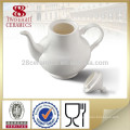 wholesale ceramic daily white arabic coffee pot with custom make logo for hotel